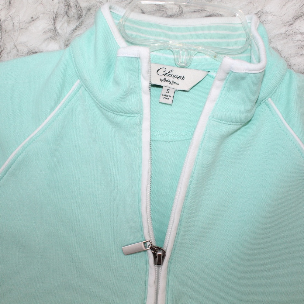 Clover By Bobby Jones Mint Green Pullover Shirt - Picture 4 of 8